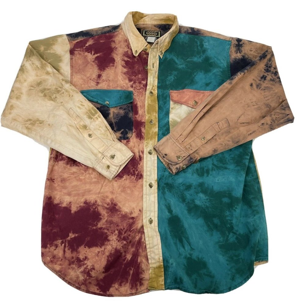 Hunting Horn Mens Long Sleeve Button Down